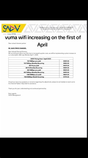 Vuma Wifi Price Increase Coming Soon - Act Fast!