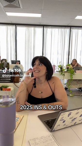Our 2025 ins and out 🙂‍↔️🪄 #2025 #officetok #fyp @Botanicalh2o - Darnoo