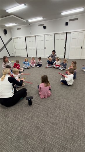 Hayes Barton Baptist Preschool on Instagram: "Rhythm sticks in 🎶"