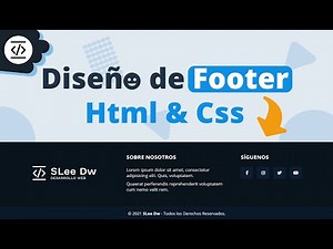 Como hacer un Footer Responsive - Html y Css
