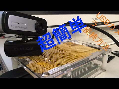 ラズパイUSBカメラの設定方法超簡単