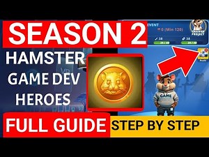How To Play Hamster Kombat GameDev Heroes Season 2- Beginners Step By Step Guide