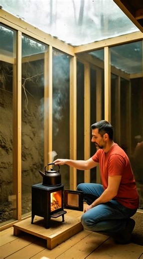 Secret Glass Bunker UNDER Forest! 😱 ASMR