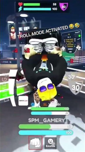 Using backflip emote with backdodge skill to tease my opponent😂🤣 #part2 #roblox #shorts #foryou