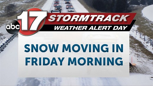Weather Alert Day: Accumulating snow on Friday, road impacts possible