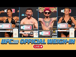 UFC 316 Official Weigh-In LIVE Stream | Dvalishvili vs. O'Malley | Peña vs. Harrison | MMA Fighting
