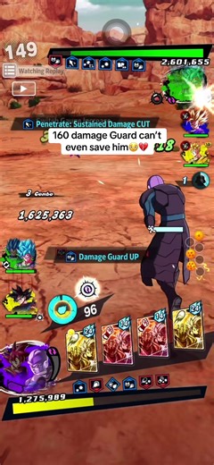 Dragon Ball Legends: 160 Damage Challenge