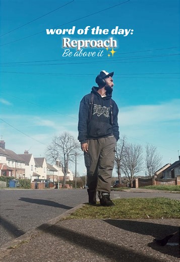 Reproach - look it up & then look within #repost