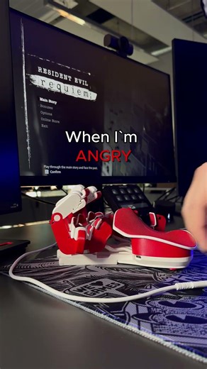 Different moods.One solution. #azeron #keypad #gamerlife #pc #gamingsetup #residentevilrequiem