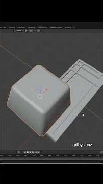 3d keyboard Modeling #blender #blender3d