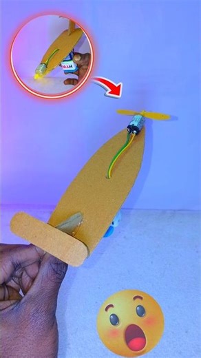 cardboard Mini jahaj #experiment #shorts #dcmotor