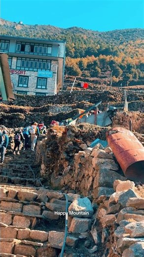 Namche Nazar On the way to Everest Base Camp Trekking in Nepal #namche #namchebazar #namchebazaar