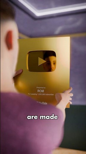 How YouTube Play Buttons Are Made 😳