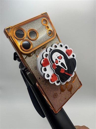 Ghost Magnetic Pop Socket Grip. Detachable, Secure Hold, Compatible With Magnetic Cases - Etsy