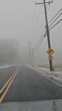 Fog #princeton#telugu #weather#usa#travel