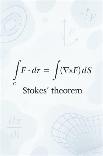Stokes' Theorem Explained! 🔬 #Shorts