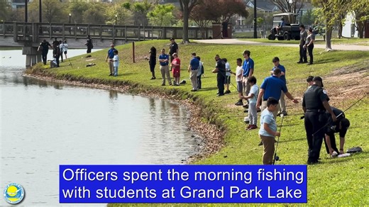 GONE FISHIN' 🐟 Officers with the Myrtle Beach Police Department had a “reel” good time with students Friday morning during the “Cops and Bobbers” event! Kids got to go fishing with MBPD members at Grand Park Lake. It was a great opportunity for students to learn about fishing while also bonding with law enforcement. #MyrtleBeach #CityofMyrtleBeach Myrtle Beach Police Department | Myrtle Beach City Government