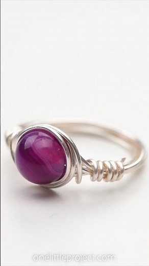 DIY Wire Wrapped Rings