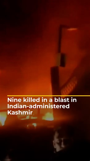 An explosion at a police station in Indian-administered Kashmir has killed at least nine people and injured 32 others, mainly police personnel. Officials said the blast was an accident. It happened as officers were inspecting confiscated explosives. | Al Jazeera English