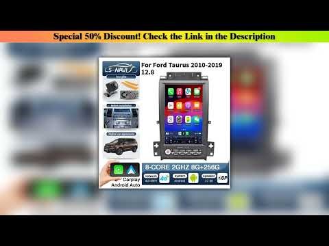 Review 12.8 Inch Car Radio with 4G GPS Android 14 for Ford Taurus 2010-2019 Wireless Bluetooth CarP