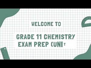 Grade 11 Chemistry: Matter & Bonding Explained in 10 Minutes! (SCH3U Crash Course)