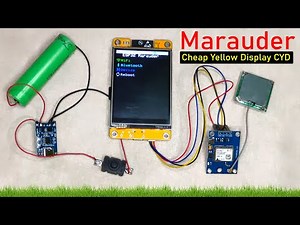 Install Marauder via Web Flasher on ESP32 Arduino LVGL 2.8'' Smart Display | Cheap Yellow Screen CYD