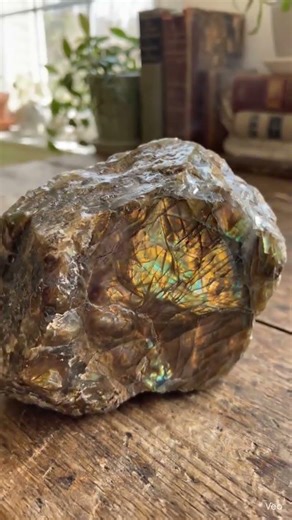 Hidden Treasure! Huge Labradorite Crystal Found in Nature