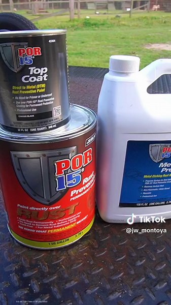 Transforming Rusted to Brand New with POR15 Kit