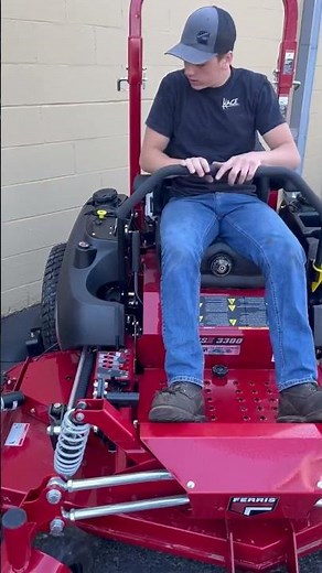 KAGE Grass Deflector Chute Blocker on a Ferris 3300 Zero Turn Mower - Installation