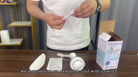 USB Mini Small Ceiling Fan quiet Camping RV Fans Emergency Portable Outdoor Hanging Gazebo Canopy Dorm Fans Silent For Tent,Hiking,Outages Home Room with Remote Battery operated,Power Bank powered