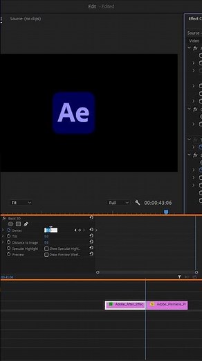 3D Card Flip effect in Premiere Pro 🔥