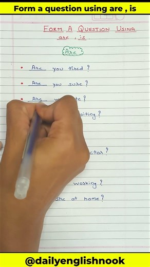 Make Questions with Is & Are in Seconds ⏱️ #ytshorts #shorts