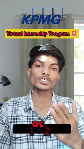 kpmg Virtual internship #students #viral #job #college #freelance #freshers #tech