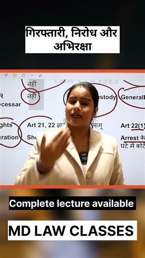 difference between Arrest, detention and custody