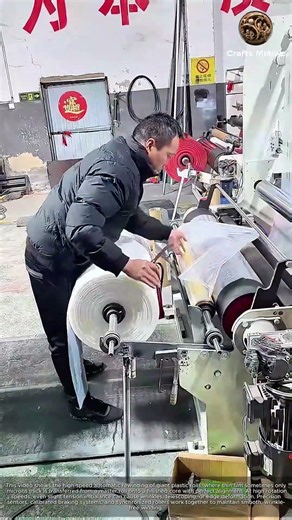 High-Speed Automatic Rewinding of Giant Plastic Rolls: Wrinkle-Free Plastic Film Rewinding