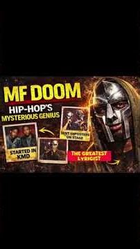 MF DOOM The Masked Rap Genius Who Changed Underground HipHop #mfdoombeats #undergroundhiphop #fypage