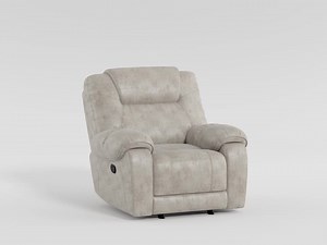 Lazzara Emily Chocolate Microfiber Upholstery Manual Glider Recliner 8560PM-1