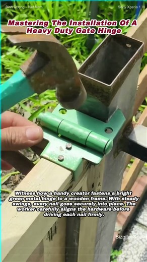 Mastering The Installation Of A Heavy Duty Gate Hinge