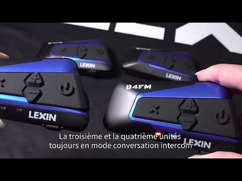 Instruction d'appairage de 4 LEXIN B4FM 2021