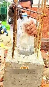 A plastic bottle inside a concrete column? That's exactly what makes it more stable!