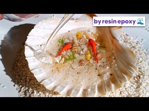 "How to Make a Stunning Fish Accessory Inside a Seashell 🐟✨ | Unique Resin Art Tutorial"