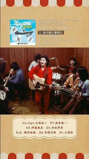 #大滝詠一 の他 #坂本龍一 らも参加したスタジオライブ映像を収録💿『NIAGARA TRIANGLE Vol.1 50th Anniversary Edition』3/21発売！