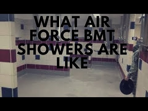 Showering in Air Force Basic Military Training (BMT)