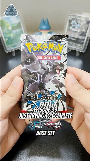 Episode 39 – Trying to Complete Pokémon SV Black Bolt White Flare Base Set #pokemon #pokemoncards
