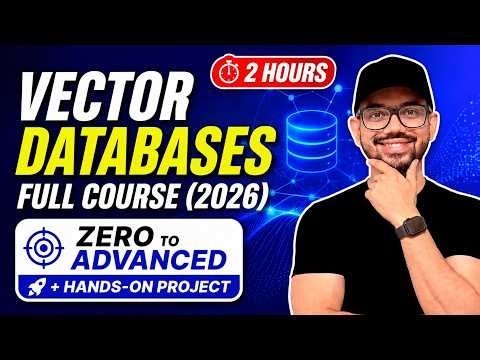Vector Databases Full Course (2026) | Zero to Advanced + Hands-On Project