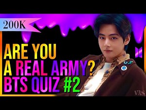 BTS QUIZ #2 THAT ONLY REAL ARMYs CAN PERFECT