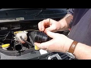 Renault master mk2 engine oil change.