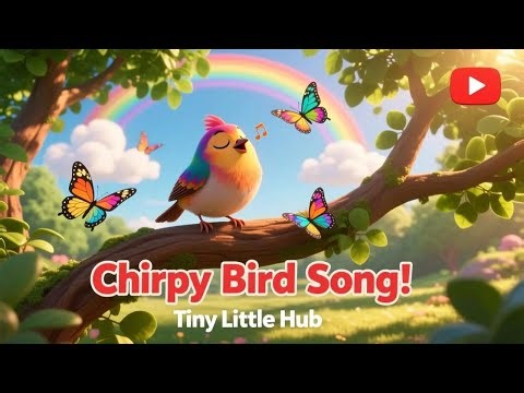 Chirpy Bird in the Sky | Fun Nursery Rhyme & Kids Song | Tiny Little Hub