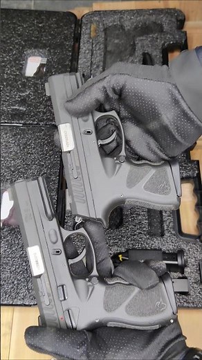 Taurus TH9 vs TH9c 9mm #shorts