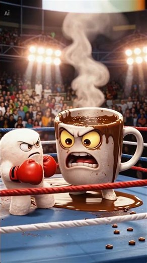 AI Food Battle: The Marshmallow Made a Big Mistake 😂